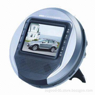 7-inch Portable DVD Player with USB Port, Card Reader and Game Function
